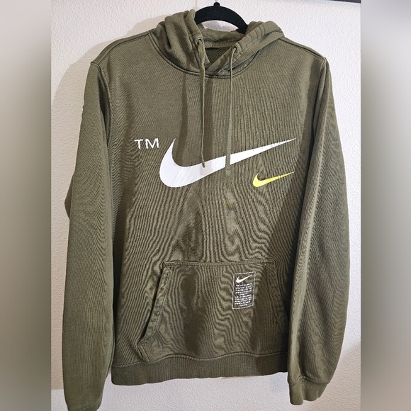 Nike Other - Nike TM Swoosh Hoodie Medium Green